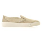 Suede Slip-On Loafers Dior , Beige , Heren