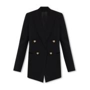 Dubbelrij blazer Lanvin , Black , Dames