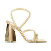 High Heel Sandals Chiara Ferragni Collection , Yellow , Dames