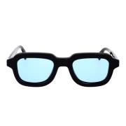 Moderne vierkante zonnebril met blauwe lenzen Retrosuperfuture , Black...