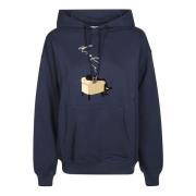 Hoodie Drole de Monsieur , Blue , Heren