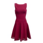 Pre-owned Fabric dresses Alaïa Pre-owned , Pink , Dames
