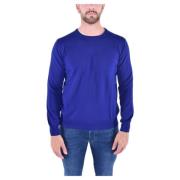 Royalblauwe Crewneck Sweater Kangra , Blue , Heren