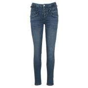 Hoge Taille Skinny Jean Rampy Liu Jo , Blue , Dames