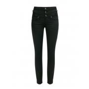Hoge Taille Skinny Jeans - Zwart Liu Jo , Black , Dames