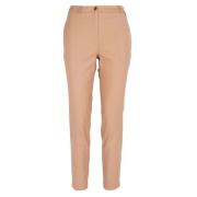 Verfijnde Cigarettebroek van Wolmix Twinset , Brown , Dames