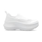 Witte Platform Sneakers Comme des Garçons , White , Heren