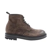 Donkerbruine Suède Veterschoenen Green George , Brown , Heren