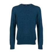 Blauwe Sweaters voor Heren Barba , Blue , Heren