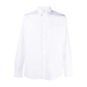 Witte Curle Shirt Dries Van Noten , White , Heren
