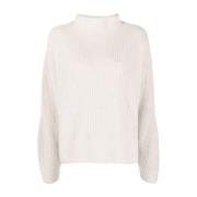 Round-neck Knitwear Le Kasha , Beige , Dames