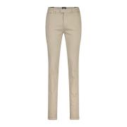 Slim-Fit Katoenen Broek Tramarossa , Beige , Heren