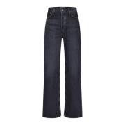 Moderne Loose Fit Straight Jeans Agolde , Gray , Dames
