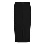 Zwarte Pencil Skirt met Split Co'Couture , Black , Dames