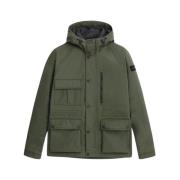 Winter Jackets Woolrich , Green , Heren