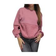 Sweatshirt Emporio Armani EA7 , Pink , Dames