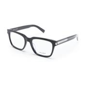 Classic Black Optical Frame Saint Laurent , Black , Dames