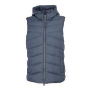 Gewatteerd Donsvest in Melton Blauw Woolrich , Blue , Heren