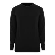 Zwarte Sweaters voor Heren Paolo Pecora , Black , Heren