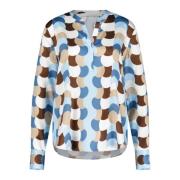 Zijden blouse met abstract patroon Herzen's Angelegenheit , Multicolor...