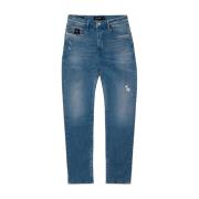Stijlvolle Denim Jeans voor Mannen Elias Rumelis , Blue , Heren