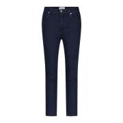 Hoge Taille Straight Crop Jeans Citizens of Humanity , Blue , Dames