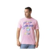 T-Shirts MC2 Saint Barth , Pink , Heren