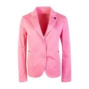 Pink Two Button Jacket Lardini , Pink , Dames