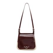 Lamsskin Besace Tas Durazzi Milano , Red , Dames