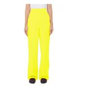 Wide Trousers Hinnominate , Yellow , Dames