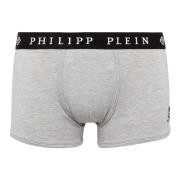 Grijze Katoenen Ondergoed Philipp Plein , Gray , Heren