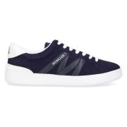 Lage sneaker Monaco Veloursleer Moncler , Blue , Heren