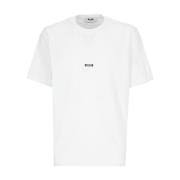 T-shirts Msgm , White , Heren