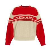 Geribbelde Pullover in Vermilion Isabel Marant Étoile , Red , Dames