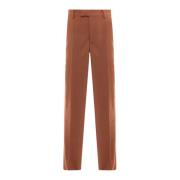 Straight Trousers Vtmnts , Brown , Heren