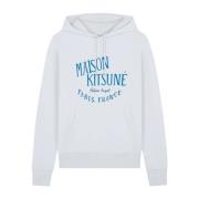 Hoodie Maison Kitsuné , White , Heren