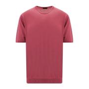 Men Clothing Knitwear Pink Ss23 Roberto Collina , Pink , Heren