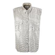 Mouwloos Shirt Drome , Gray , Dames