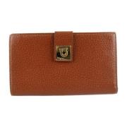 Pre-owned Leather wallets Salvatore Ferragamo Pre-owned , Brown , Unis...