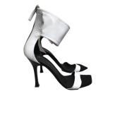 Pre-owned Leather sandals Giuseppe Zanotti Pre-owned , White , Dames