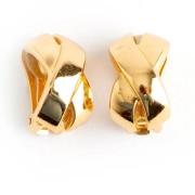 Pre-owned Yellow Gold earrings Dior Vintage , Yellow , Unisex