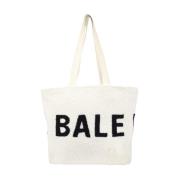 Pre-owned Wool totes Balenciaga Vintage , Beige , Dames