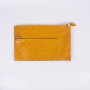 Pre-owned Leather clutches Marc Jacobs Pre-owned , Yellow , Dames