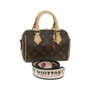 Pre-owned Canvas handbags Louis Vuitton Vintage , Brown , Dames