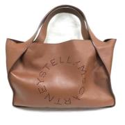 Pre-owned Leather handbags Stella McCartney Pre-owned , Brown , Dames