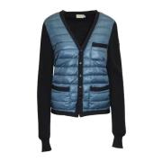 Pre-owned Polyester outerwear Moncler Pre-owned , Blue , Dames