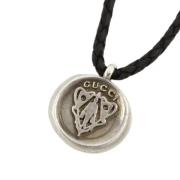 Tweedehands Zilveren Gucci Ketting Gucci Vintage , Gray , Unisex