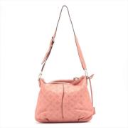 Pre-owned Leather handbags Louis Vuitton Vintage , Pink , Dames