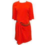 Pre-owned Fabric dresses Stella McCartney Pre-owned , Orange , Dames