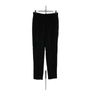 Zwarte Zijden Broek - Maat 38 Isabel Marant Pre-owned , Black , Dames